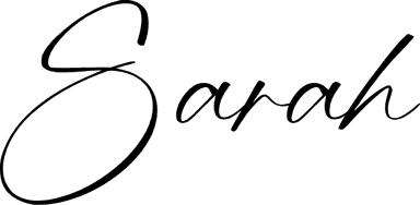 Sarah's signature